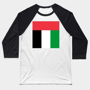 Flag of UAE - Uni Arab Emirates Baseball T-Shirt